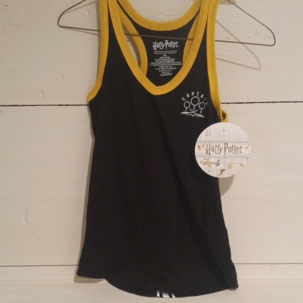 Harry Potter Black and Yellow Tank Top